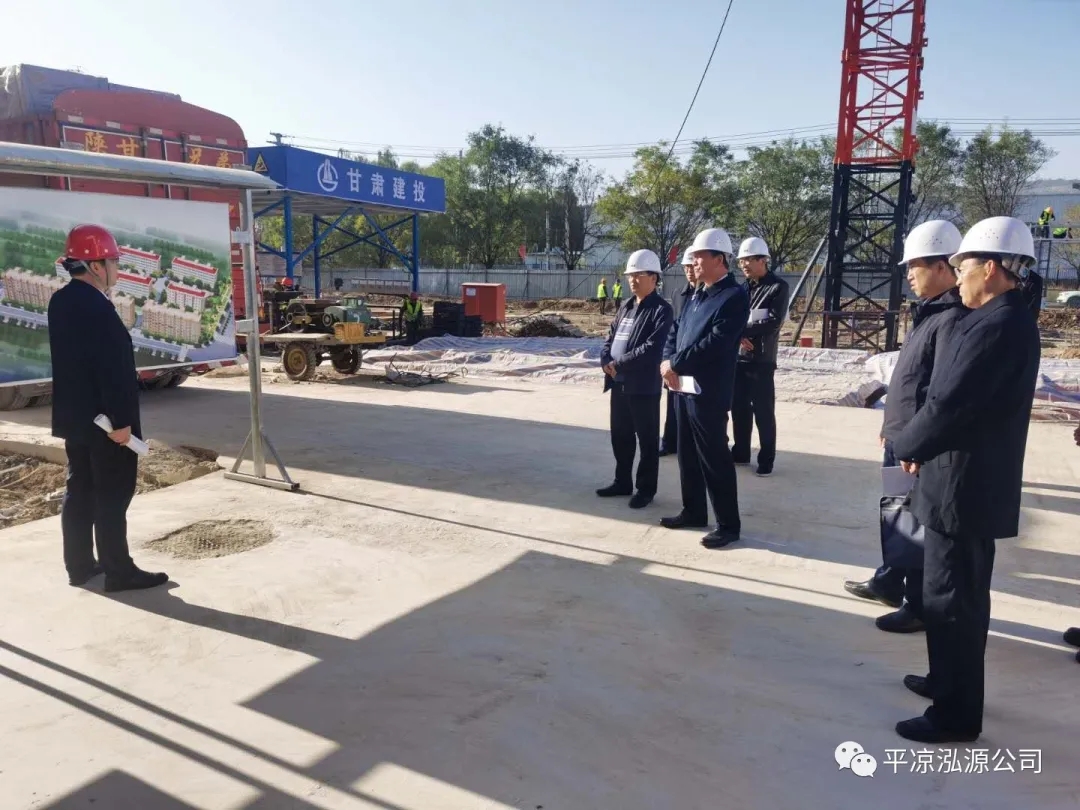 市委辦公室、市政府國資委督查泓源公司工作(圖2)